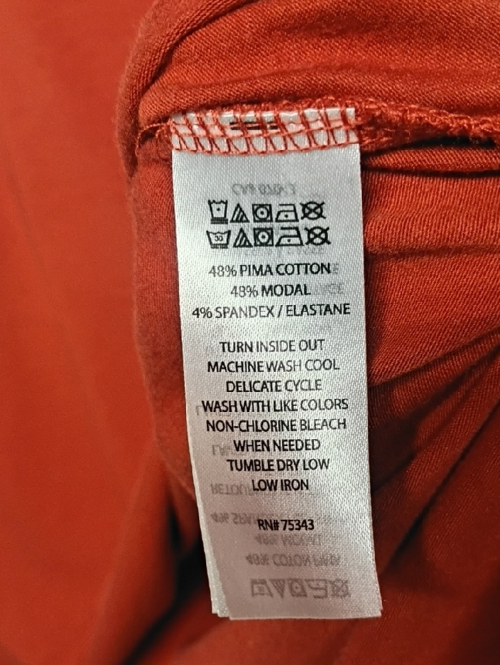 Tahari V-Neck Short Sleeve Tee - Picture 3 of 7